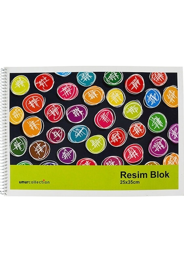 Umix My Note Spiralli Resim Defteri 25x35 120 G 2092