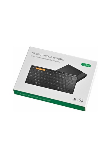 Windows / Android / İos İçin Df010 Katlanabilir Bluetooth 79 Tuş Ultra İnce Klavye