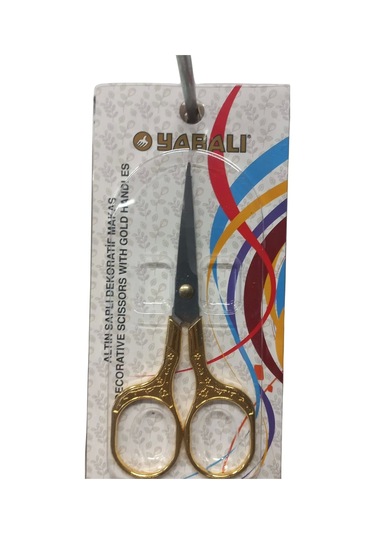 Nakış Makası Altın Saplı Dekoratif Makas Model 1