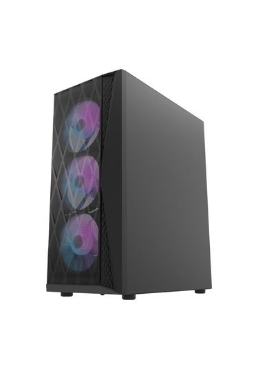 Aıgo Dk352 At-650w 80+ Bronze Usb3.0 4 12cm Fan Temperli Cam Siyah E-atx Kasa