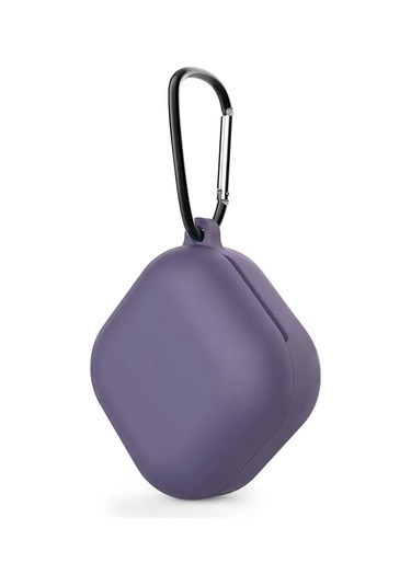 Microsonic Samsung Galaxy Buds 2 Pro Kılıf Askılı Mat Silikon Lavanta Grisi