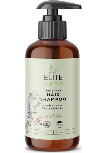 The Elite Home Sensitive Bitkisel ve Vegan Sertifikalı Şampuan 400 ML