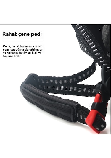 Bisiklet Emniyet Kaskı L-kırmızı Ve Siyah Kırmızı - Siyah