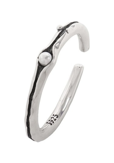 Soulader S925 Ayar Gümüş Zarif Işık Lüks Minimalist Nişan Yüzüğü Kadın Hipoalerjenik Özel Tasarım Siyah