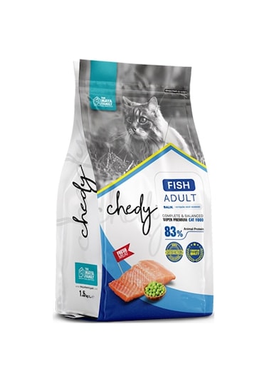 Chedy Fish Balık Etli Yetişkin Kedi Maması 1500 G