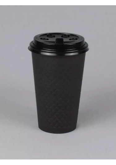 Softhomecraft Kağıt Bardak İki Katmanlı 400 Ml 10 Adet, Kapaklı 173946822 100 adet