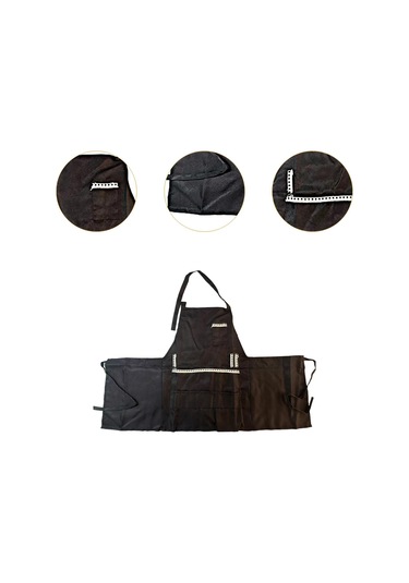 Suntek Sanatçı Önlük Yardımcı Profesyonel Sanat Siyah Siyah