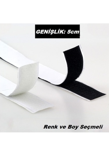 Cırt Cırt Bant, 5Cm Yapışkanlı Cırt Band, Renk Ve Boy Seçmeli