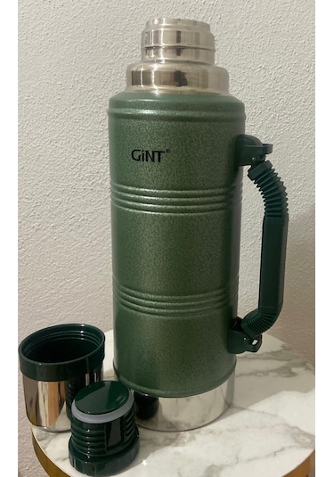 Gint Yeşil 2.2 Litre Vakumlu Avcı Kamp Termosu