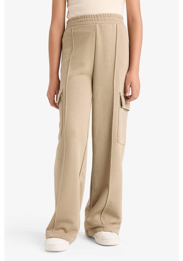 Defacto Bej Kız Çocuk Eşofman Altı E6930a8/bg403 Bej