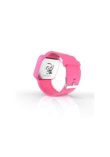 Cool Watch Saat - Pembe Led Kasa - Pembe Kayış Unisex