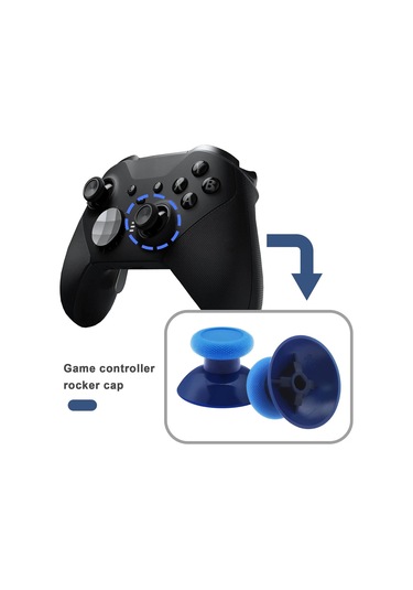 Yifomall Xbox Oyun Kumandası İçin 5 Çift Renkli Dayanıklı Abs Joystick Takımı