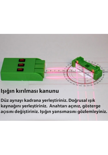 Ece Fizik Deney Seti Optik Deneyleri Öğrenci Tipi Çantalı