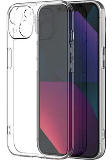 Apple Uyumlu iPhone 13 Kamera Korumalı 3D Şeffaf Silikon Kılıf 514128999