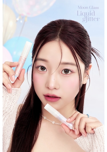 Clio Moon Glass Liquid Glitter Sweet Cloud 01 Baby Snow