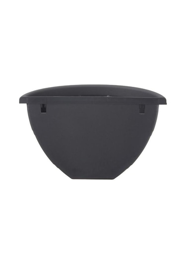 Omnipazar So-dd03 Dekoratif Damla Duvar Saksı 3.4 Litre Antrasit 6 Adet