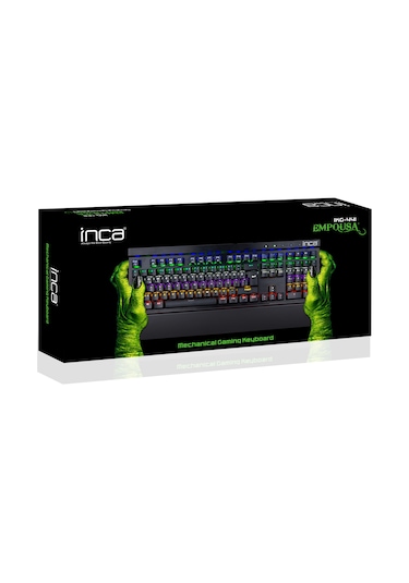 Inca Empousa IKG-441 Usb Kablolu RGB Mekanik Gaming Türkçe Q Klavye