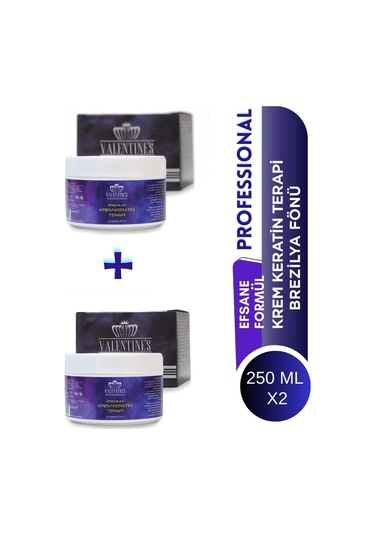 Valentines Professional Krem Keratin Saç Terapi 2 x 250 ML