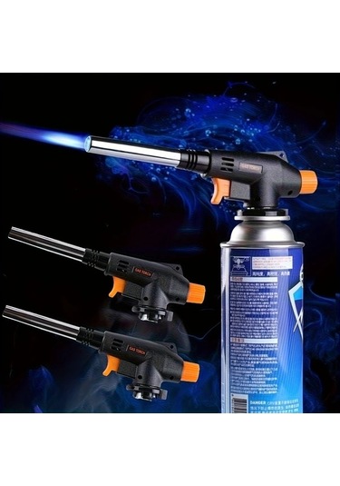 Trendooze Gaojunshop01 Kamp & Ev Gazlı Üfleç, Derin Alev Ayarı, Koyu Gri Koyu Gri