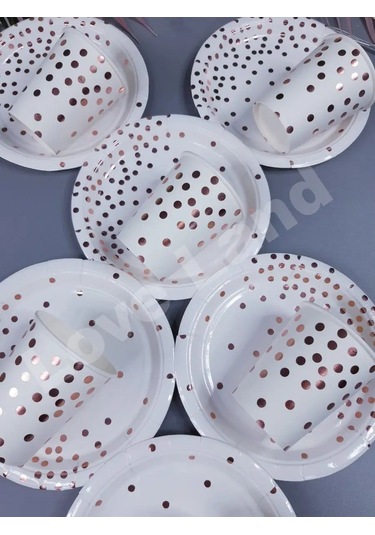 Love Land Tek Kullanımlık Tabak Çanağı 12 Kişilik: 18 Cm Tabaklar, 250 Ml Bardaklar 168209224 Diğer