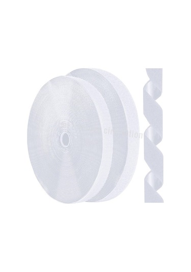 2 Cm Eninde 25 Metre Dikilebilir Cırt Bant Şerit Beyaz