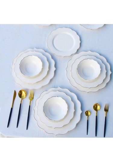 Pink More 24 Parça Yemek Takımı Dc1.Tr-1821