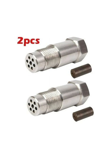 2 Paket O2 Sensörü, Oksijen Sensörü Araba Cel Fix Motor Arıza Işığı Giderici Adaptörü Oksijen M18x1.5