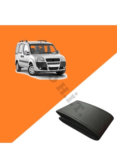 Fiat Doblo D2 Uyumlu Deri Direksiyon Kılıfı Kaliteli Dikmeli Siyah