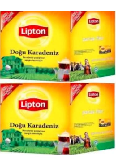Lipton Doğu Karadeniz Demlik Poşet Çay 2 x 500'lü
