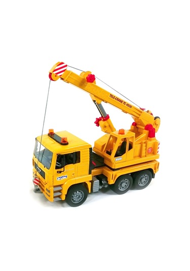 Bruder Man Vinçli Kamyon Sarı 02754