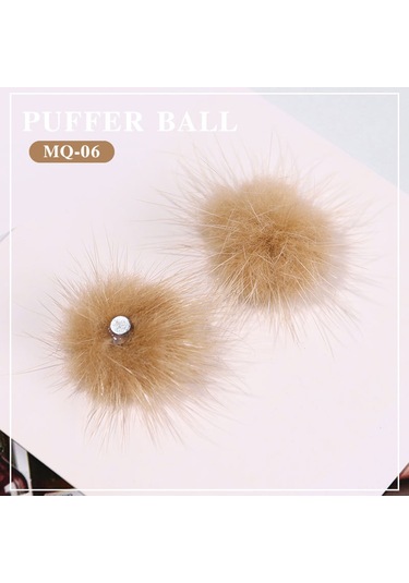 Reedark Tekli Manyetik Çıkarılabilir Saçlı Top Tırnak Dekorasyonu, Doğal/küçük Tırnaklar İçin, Ev/cell Telefon Dekorasyonu, Altın Rengi