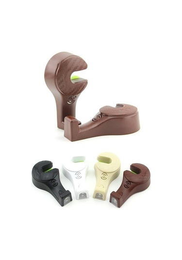 Joyhub Sıkı Kilitleme Araç Telefonu Tutucu Evrensel Otomatik Fan Kanca Çok Fonksiyonlu Koltuk Siyah Yok Havalandırma