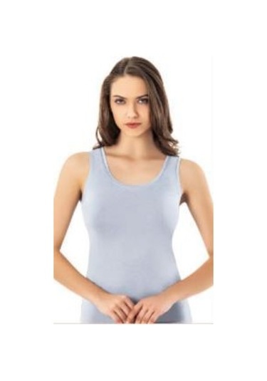 Kota Bayan Modal Ekstra Biyeli Geniş Askılı Atlet 6603b Mavi