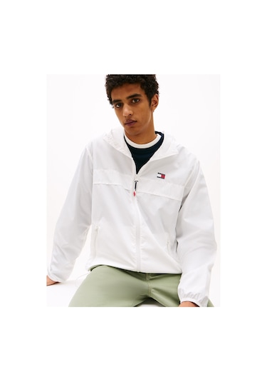 Tommy Hilfiger Tjm Lw Chıcago Jacket Erkek Beyaz Ceket - Dm0dm20204 Tommy Hilfiger Tjm Lw Chıcago Jacket Erkek Beyaz Ceket - Dm0dm20204