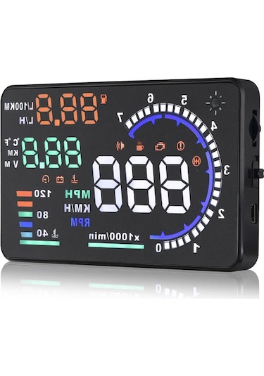 Sanal Gösterge Paneli Hud Head Up Display 5.5 İnç A8 Obd Sistem