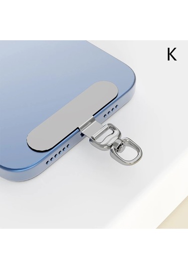 Goldenqian 0.3 Mm Sağlam Metal Cep Telefonu Tether Tab 360 Derece Rotasyon Telefon Asılı Askı Contası Yedek Telefon Kordon Yama Klip A11 A11