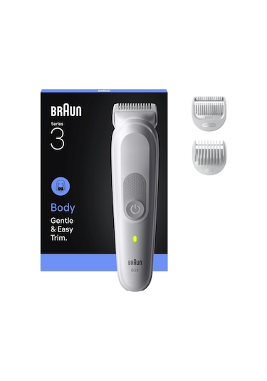Braun Vücut Tıraş Makinesi Series 3, +3 Aksesuar, Su Geçirmez, Bg3530 8 Saat