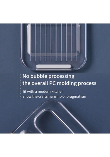 Sones Çok İşlevli Slicker Mutfak Aleti Patates Dilim Rendesi, Renk: Altı Bıçak Gri Diğer