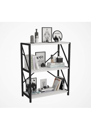 Storm Kitaplık Beyaz