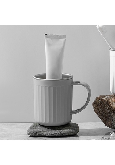 Suntek Çocuklar Için Gargara Bardağı Diş Fırçası Gri