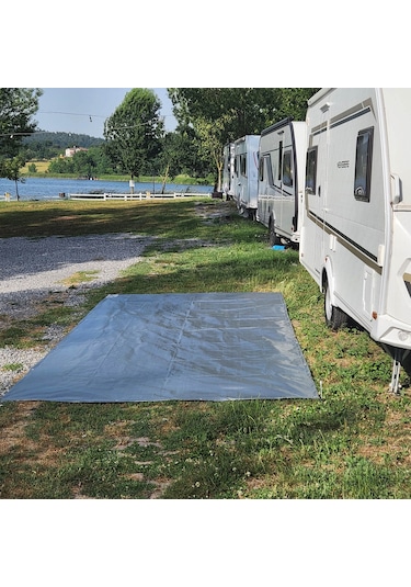 2k 200x250 Cm Su Geçirmez 230gr/m² Karavan Zemin Örtüsü Çok Renkli