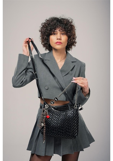 Ççs Kadın 17802 Omuz Çantası Siyah