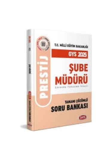 Data Yayınları 2025 MEB Şube Müdürlüğü Prestij Tamamı Çözümlü Soru Bankası