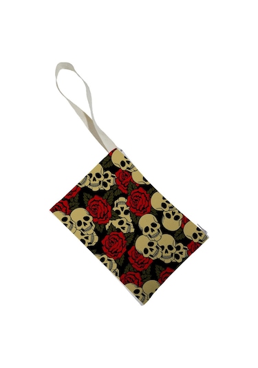 Unisex Kurukafalar Portföy Clutch Çanta