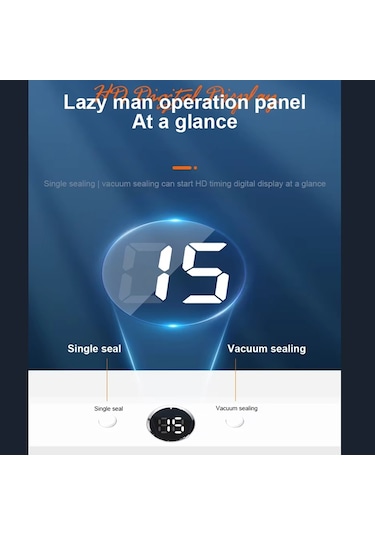 Sones Gıda Vakum Paketleme Makinesi 60kpa Emiş, Tekli / Vakum Paketleme Modları 10 Vakum Torbası Ab Fişi