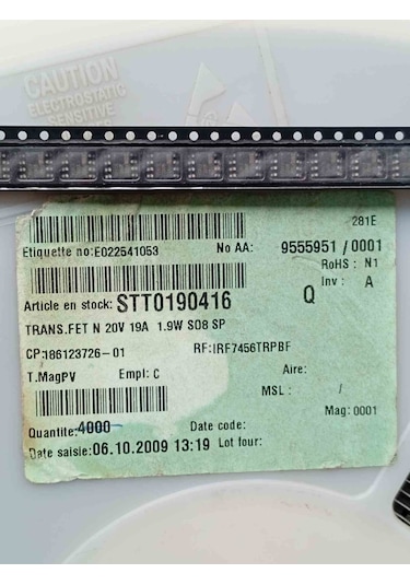 Irf7456tr-pbf 16a 20v Soıc8 Mosfet Transistör 4 4 Adet