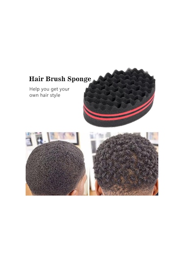 Samdoo Saç Kıvrımı Ve Dreadlock Oluşturucu, İki Yönlü Delikli, Yumuşak Sponge Saç Styler Aracı