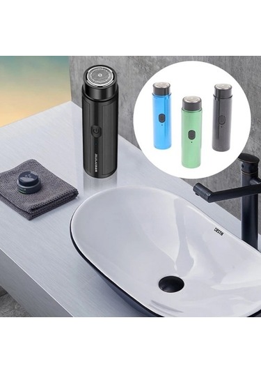 Joyhub N2 Stili Taşınabilir Mini Elektrikli Tıraş Makinesi, Yıkanabilir Erkek Sakal Düzeltici, Usb Şarjlı Seyahat Jilet Tıraş Makinesi Yedek Başlığı B951x9
