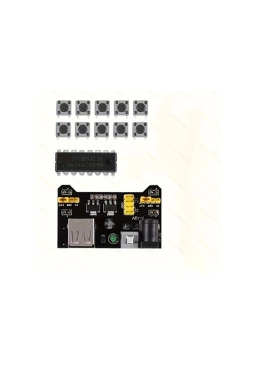Topnotch Mb102 830 Parça Başlangıç Seti Breadboard Sensör Led Dıy Elektronik