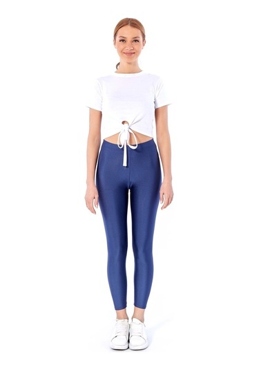 L-37 Lacivert Parlak Tayt Lacivert